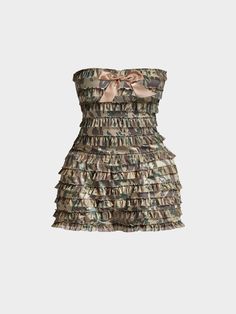 Affordable price buy Dresses on Kollyy, SPU: 48QEDR7J6871, Color: Army Green, Elasticity:High Elasticity, Activity:Daily. Birthday Outfits Summer, Camo Outfit Ideas, Trendy Aesthetic Outfits, Camouflage Dress, Y2k Camo, Army Green Dress, Camo Dress, Camo Fashion, Sleeveless Short Dress