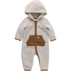 Kids' Long-Sleeve Zip-Front Sherpa Coverall (Infant) | New Clothing & Accessories Baby Carhartt, Carhartt Baby Boy, Baby Boy Winter Outfits, Aesthetic Galaxy, Cool Baby Clothes, Western Babies, Baby Fits, Western Tops, Baby On The Way