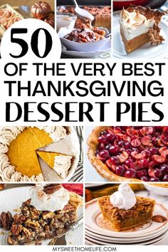 the best thanksgiving dessert pies