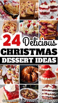 Looking for the perfect sweet treats to make your holiday season unforgettable? These 24 Mouth-Watering Christmas Dessert Ideas are here to add delicious magic to your festivities! From peppermint bark and gingerbread truffles to red velvet cupcakes and eggnog cheesecake, these recipes capture all the cozy flavors of the holidays. Desserts To Make For Christmas, Popular Christmas Desserts, Christmas Desserts Aesthetic, Christmas Dinner Dessert Ideas, Dessert For Christmas Party, Christmas Dessert Ideas For Party, Christmas Party Dessert Ideas, Xmas Desserts Ideas, Christmas Dessert Recipes Baking