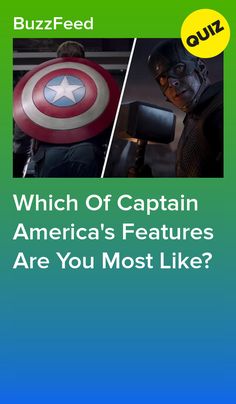 an advertisement for the movie which captain america's features are you most like?