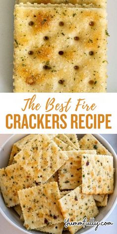 the best fire crackers recipe is made with only three ingredients and it's easy to make