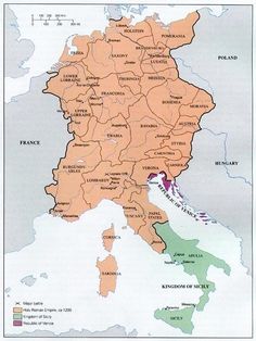 a map of the kingdom of france with major cities and their boundariess in orange