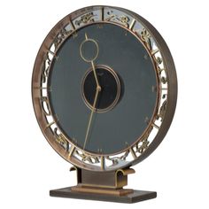 an old clock with roman numerals on it