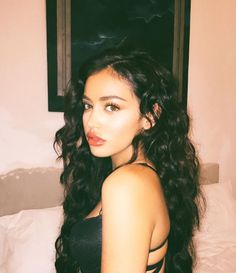 Wave Hairstyles, Curly Hair Cuts, Deep Wave, Loose Hairstyles, Hair Bundles, Long Black, Pretty Hairstyles, Pretty Face, Wavy Hair