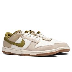 The Nike Dunk Low embodies a clean aesthetic. Featuring a two-tone color scheme, this design features a crisp leather upper that joins together a clean base with contrasting overlays in a contrasting hue. Signature Dunk features are placed throughout, such as the perforated toe box, breathable nylon tongue with signature Nike branding, and additional embroidered detailing placed at the heel. DUE TO THE LIMITED NATURE OF THIS PRODUCT, ALL SALES ARE FINAL. THIS ITEM IS NOT ELIGIBLE FOR DISCOUNTS O Aj1 Low, Shoes Wishlist, Jordan 4’s, Air Max Day, Profile Silhouette, Nike Branding, Shoe Wishlist, Clean Aesthetic, Nike Brand