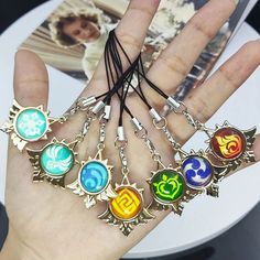 Game Genshin Impact Vision Luminous Hanging Decoration 7 Element Weapons Eye Of Original God Pendant Genshin Impact Keychain, Eagle Necklace, Cosplay Jewelry, Anime Jewelry, Car Key Ring, Celtic Knots, Magical Jewelry, Phone Charms, Sketchbook Ideas