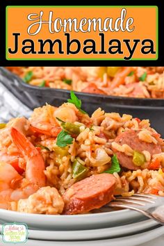 Jambalaya Cajun Recipes Easy, Chicken Jambalaya Recipe, Sausage Jambalaya Recipe, Chicken Jambalaya, Shrimp Jambalaya, Chicken And Sausage Jambalaya, Sausage Jambalaya, Easy Cajun, Sausage Rice