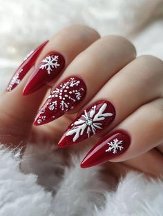 Festive Christmas Nail Colors Ideas: Glamorous and Fun Holiday Manicure Inspiration Christmas Manicure Ideas, Nail Designs For Christmas, Roast Beast, Christmas Nail Colors, Winter Manicure, Christmas Manicure, Holiday Movies, Festive Nail Art, Elegant Nail Designs