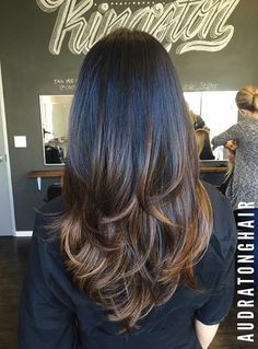 Haircuts For Long Hair With Layers, Long Layered Haircuts, Long Layered Hair, Haircuts For Long Hair, Dark Brown Hair, Long Hair Cuts, Layered Haircuts, Layered Hair, Ombre Hair