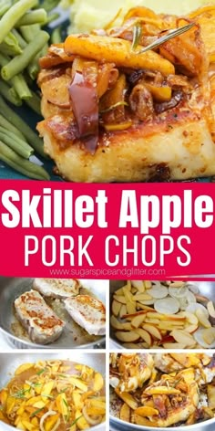 skillet apple pork chops are an easy and delicious side dish for any meal