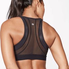 Lululemon New With Tags “Fresh In Mesh” Bra In Black Size 10. Casual Sporty Outfits, High Neck Sports Bra, Fitness Fun, Lululemon Energy Bra, Mesh Bra, Lululemon Sports Bra, Athleisure Wear, Black Sports Bra, A B C