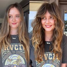 Curtain Bangs With Wavy Hair Trend Is Set To Dominate 2024 Wavy Hair Curtain Bangs Natural, Curtain Bangs On Wavy Hair, Curtain Bangs With Wavy Hair, Brunette 2024, Bangs With Wavy Hair, Wavy Hair With Curtain Bangs, Wavy Hair Curtain Bangs, Curtain Bangs Wavy Hair, Hair Curtain Bangs