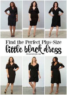 Little Black Dress Plus Size, Plus Size Little Black Dress, Flattering Black Dress, Black Work Dresses, Apple Shape Outfits, Dresses For Apple Shape, Wedding Outfits For Women, Plus Size Black Dresses, Apple Dress