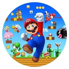 an image of mario running through the air