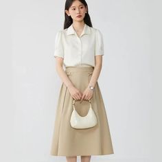 Embrace the essence of summer with our Chic Summer Pleated A-Line Skirt. Designed with the modern woman in mind, this skirt combines comfort with casual elegance, making it a must-have for your warm-weather wardrobe. Whether you're heading to a picnic or strolling through the city, this skirt ensures you do it in style. Exclusive Features Crafted from high-quality broadcloth polyester, this skirt features a natural waistline that sits comfortably at your midsection, promoting a slimming silhouette. Its A-line cut paired with a delicate pleating design not only enhances its elegance but also offers a flattering fit for all body types. The mid-calf length is perfect for showcasing your favorite summer sandals or flats. Product Specifications Material: High-quality polyester Style: Casual Ela Cardigan Sweater Vest, A Picnic, Summer Patterns, Casual Elegance, Sandals Summer, A Line Skirt, Summer Wardrobe, Modern Woman, Mid Calf