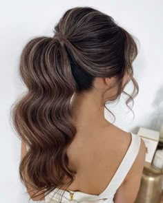 High Ponytail Bridal Hairstyles, Loose Bridal Ponytail, Bridal High Ponytail Hairstyles, Wedding Hairstyles High Ponytail, High Wedding Ponytail, High Bridal Ponytail, High Ponytail Bridal Hair, Wedding Hair High Ponytail, High Ponytail Hairstyles For Wedding