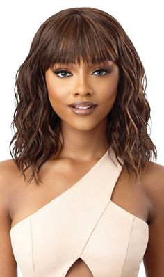 Outre Wigpop Loose Wavy Wig Anais - Elevate Styles Car Advertisement, Chocolate Swirl, Wavy Wig, Bright Blonde, Beachy Waves, Full Wigs, Caramel Color, Blonde Color, Womens Wigs