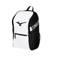 Our new Youth Future Backpack is a great bag for youth players across many different sports
	. Mizuno is a Japanese sports equipment and sportswear company, founded in Osaka in 1906. Sporty White School Bag, White Sporty School Bag, Sporty Breathable Gym Backpack, Breathable Sporty Gym Backpack, Sporty Gym Backpack With Breathable Fabric, White Sports Bag For Back To School, Sporty Breathable Backpack For Sports, Breathable Sports Backpack, Sporty Breathable Backpack