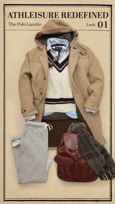 Tennis Sweater Outfit Men, Gentleman Style Vintage, Mens Sweat Suits, Gentleman Mode, Camel Coat Outfit, Preppy Man, Sweater Outfits Men, Tennis Sweater, Preppy Mode