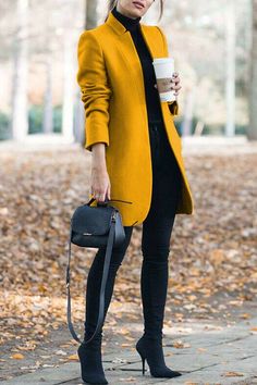 Look Legging, Yellow Coat