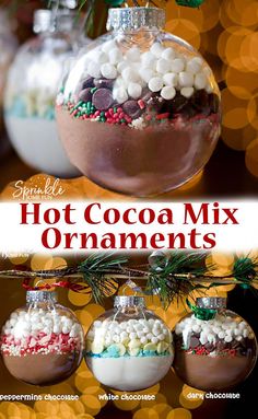 hot cocoa mix ornaments with text overlay