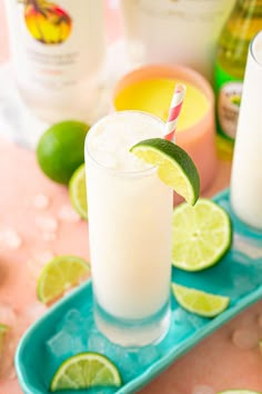 the rumchata is made with lime and soda, so it's easy to make