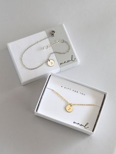 Dainty and cute, these Eri mini disk bracelets can be personalized with the initials of you and your bestie! Each order includes 2 bracelets in your choice of size, lettering style, and finish (gold, rose gold, or silver) - so, you each can have a personalized piece made just the way you want. The perfect Christmas gift idea for your best friend, sisters, or mother and daughter! This listing includes two [2] bracelets. | MATERIAL * Gold filled * Rose gold filled * Sterling silver - temporarily S Twin Sister Bracelet, Simple Personalized Jewelry For Friendship, Personalized Simple Jewelry For Friendship, Minimalist Charm Bracelet For Mother's Day, Minimalist Charm Bracelet For Gift, Dainty Initials Name Bracelet For Gift, Minimalist Initials Bracelet As A Gift, Dainty Name Bracelet With Initials As Gift, Dainty Initials Name Bracelet As Gift