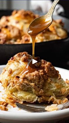 581 reactions · 182 shares | SAVE or comment RECIPE for these Puff Pastry Apple Dumplings 🍎 

If you identify as someone in between a scratch baker and a boxed mix baker, this is the perfect dessert for you!

It’s got warm, cinnamony apples nestled in their own individual puff pastry packages, topped with a buttery pecan streusel and drizzled with caramel sauce. 

What you need:

3 Granny Smith apples
1 package frozen puff pastry
1 egg beaten
3/4 cup white sugar
3 Tbsp. plain breadcrumbs
2 1/2 Tbsp. ground cinnamon
1/8 tsp. ground nutmeg
caramel sauce garnish, optional

Streusel Topping
1/2 cup chopped pecans
1/2 cup brown sugar
1/2 cup all-purpose flour
6 Tbsp. unsalted butter melted

What to do:

1. Peel, core and chop the apples.
2. Combine cinnamon, sugar, nutmeg and bread crumbs in a Puff Pastry Apple, Dreamy Desserts, Apple Puff Pastry, Afternoon Tea Recipes, Apple Dumplings, Frozen Puff Pastry, Fried Dough, Streusel Topping, Granny Smith Apples