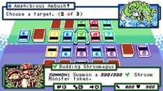 the game's menu screen shows an array of items in different colors and sizes