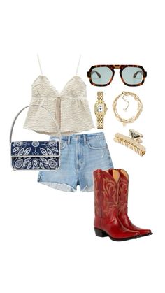 [Ad] Red Cowboy Boots, Cute Country Outfit, Tailgate Outfit, Arkansas Gameday Inspo, Alabama Game Day Inspo, Georgia Game Day Inspo, Morgan Wallen Concert, Parker Mccollum Concert Outfit, Zach Bryan Concert Outfit #casualcountryconcertoutfit Blues Rock Concert Outfit, Country Pop Concert Outfit, Rock The South Outfit, Old Dominion Concert Outfit, Country Music Outfits Concert, Dixie Chicks Concert Outfit, Rock The South Concert Outfit, Country Fair Outfits