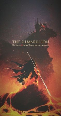 an image of a movie poster with the title'the silmarillion '