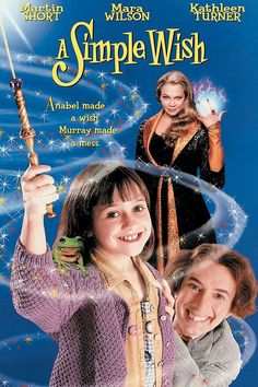 the movie poster for a simple wish with two girls holding wands in their hands