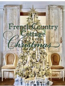 french country cottage christmas book cover