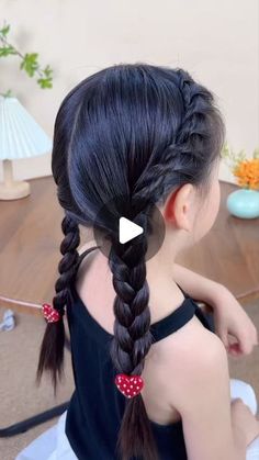 Preschooler Hairstyles Girl, Easy Children Hairstyles, Girls Hairstyles Long Hair, Ballerina Hairstyles Kids, School Hair Styles For Kids, Hairstyles Kids Girls Easy, Kids French Braids, Kid Hairstyles Black Natural, Hairstyle For Girls Kids