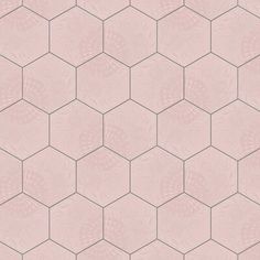 a pink hexagonal tile pattern that looks like it is made out of wood