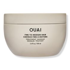 Travel Size Fine To Medium Hair Treatment Masque - OUAI | Ulta Beauty Ouai Hair Mask, Hair Masks For Hair Growth, Ouai Hair, Best Hair Mask, Silky Smooth Hair, Best Makeup Tips, Hair Thickening, Hot Hair Styles, 2024 Christmas