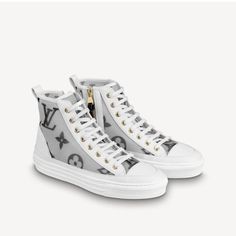 Louis Vuitton Women Sneakers Size 36.5. Condition is Pre-owned. Shipped with USPS Priority Mail. Louis Vuitton Shoes Sneakers, Shoes Louis Vuitton, Louis Vuitton Women, Boot Shoes, Hype Shoes, Women Sneakers, Louis Vuitton Shoes, Trainer Boots, Fashion High Heels