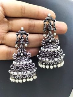 Girly Jewellery, Earrings Oxidised, Classy Lifestyle, Bridesmaid Saree