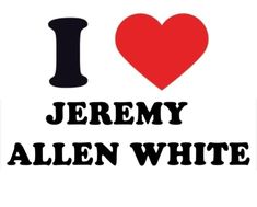 i love jerry allen white sticker