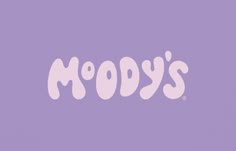 the word moobs written in white on a purple background