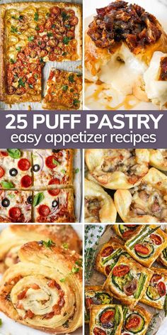 25 puff pastry easy appetizer recipes that are perfect for any party or special occasion