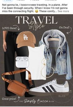 Simply Becca Blog, Simply Becca, Daily Uniform, Airport Travel Outfits, Look Boho Chic, Airport Outfits, Sporty Spice, Leggings Outfits, Coastal Grandmother