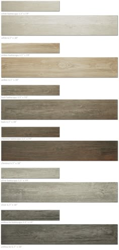 the different types of wood flooring are shown in this page, which shows how to choose