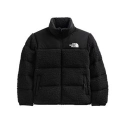 * New, With Tags * Very Warm Sherpa Zip Up * Side Pockets With Zip Closure * Length Is 28 Inches * Size Xl ( Pit To Pit Measurement Is 25 Inches) * Retail $350 * Same Or Next Day Shipping High Pile Nuptse Jacket, The North Face Puffer, Nuptse Jacket, North Face Nuptse, North Face Puffer Jacket, Mode Zara, Cozy Jacket, Soft Jacket, Black Puffer