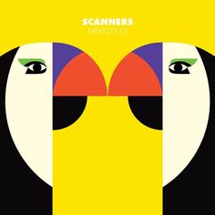 the cover art for scanners mexico's album, featuring two toucans