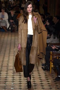 Hermes Clothing, Winter Style Guide, Ralph Rucci, Chic Coat, Animals Print, Suede Fashion, Hermes Paris, 2015 Fashion, Fashion Shows