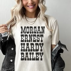 Hardy Shirts, Bailey Zimmerman, Best Country Singers, Cowgirl Accessories, Cute Country Outfits, Morgan Wallen, Cute Shirt Designs, Cute N Country, Concert Shirts