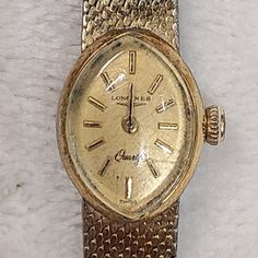 Vintage Longines Gold Tone Quartz Watch. Does Not Work!!! Accessories Vintage, Women Wrist Watch, Wrist Watches, Vintage Accessories, Quartz Watch, Accessories Watches, Womens Watches, Wrist Watch, Jewelry Watches