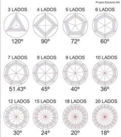 an image of the numbers and symbols for different types of lights in various shapes, sizes and colors